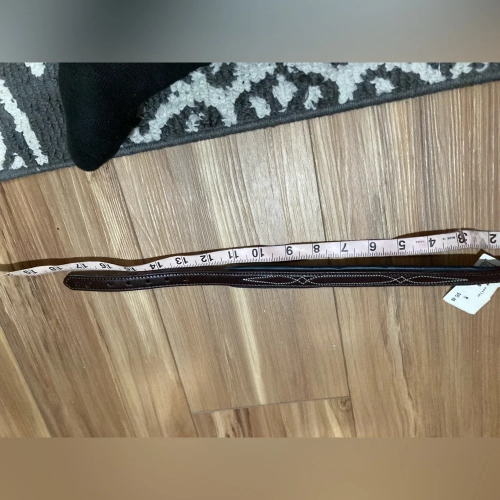 Leather Padded 16” Pet Collar NWT